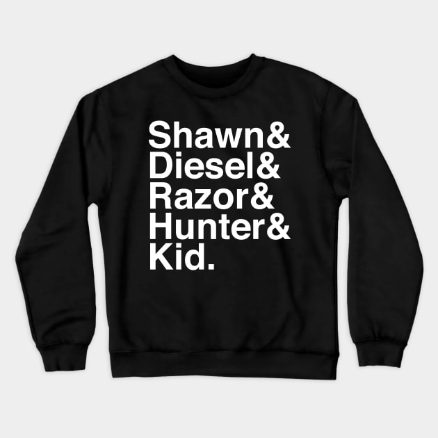 The Cliq Helvetica Crewneck Sweatshirt by Carl Cordes